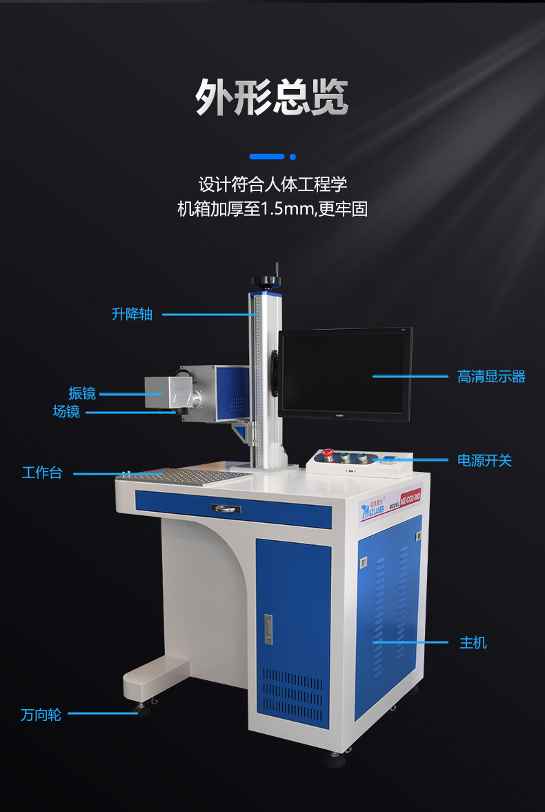 二氧化碳(CO2)激光打標(biāo)機(jī)(圖3) 二氧化碳(CO2)激光打標(biāo)機(jī)(圖3)